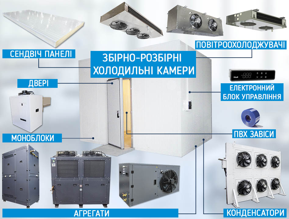 Обладнання для холодильних камер